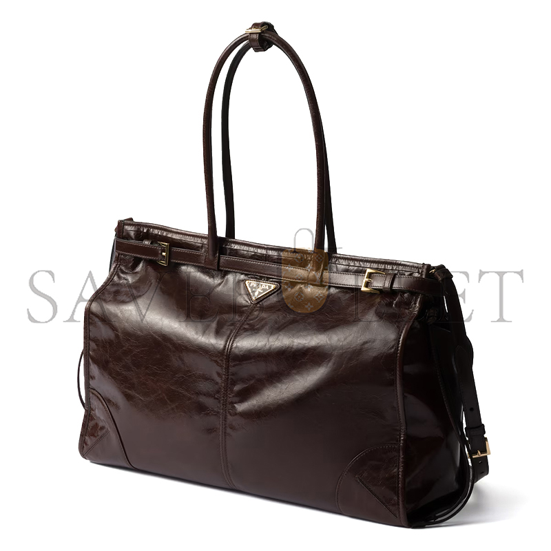 PRADA BONNIE EXTRA LARGE LEATHER HANDBAG 1BA439_2CYR (42*30*12cm) PRADA BONNIE EXTRA LARGE LEATHER HANDBAG 1BA439_2CYR (42*30*12cm)